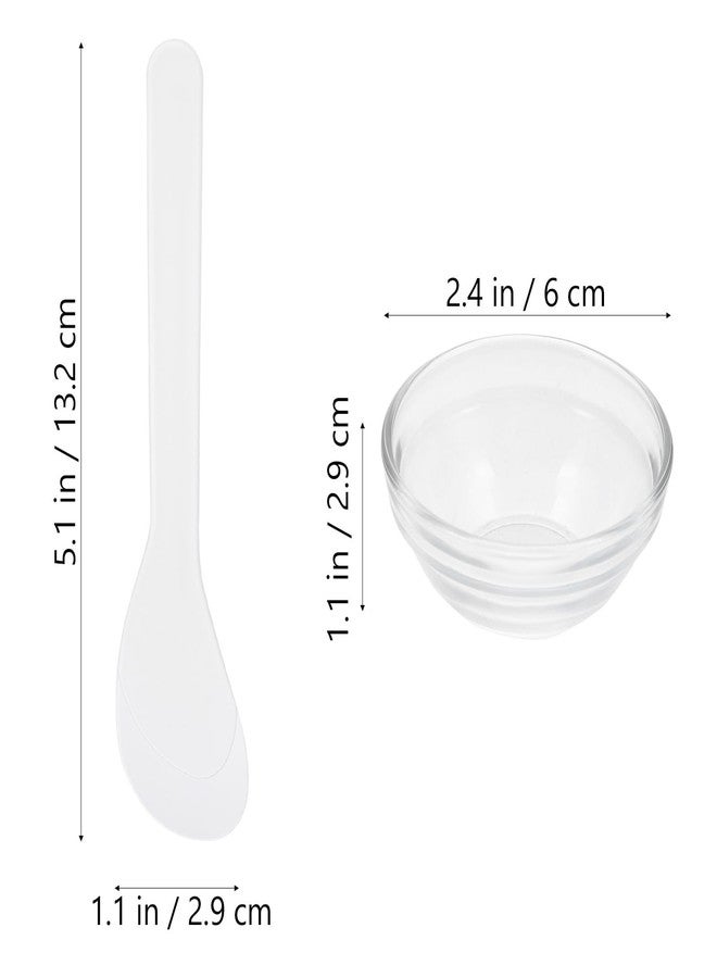 Baluue Mask Mixing Bowl Essential Oil Bowl 5pcs Beauty Tool Stick Random Style - Image 3